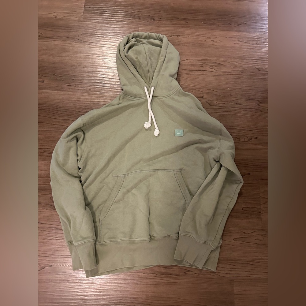 Acne Studios Olive Green Hoodie